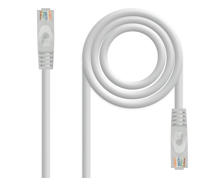 CABLE DE RED LATIGUILLO RJ45 UTP CAT6A AWG24 1 M NANOCABLE