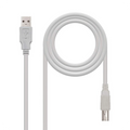 Nanocable - Cable USB 2.0 Impresora 3M Beige