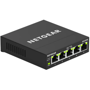 NETGEAR GS305E Gestionado Gigabit Ethernet (10/100/1000) Negro
