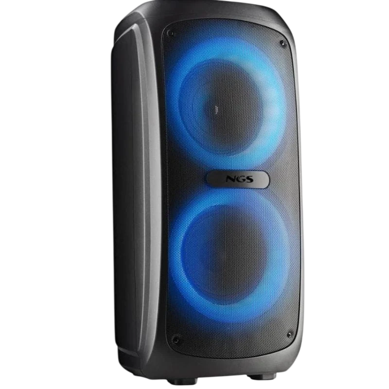 NGS Wild Temper Azul 40W 5h 4400mAh luces LED entrada AUX Altavoz Bluetooth 5.3