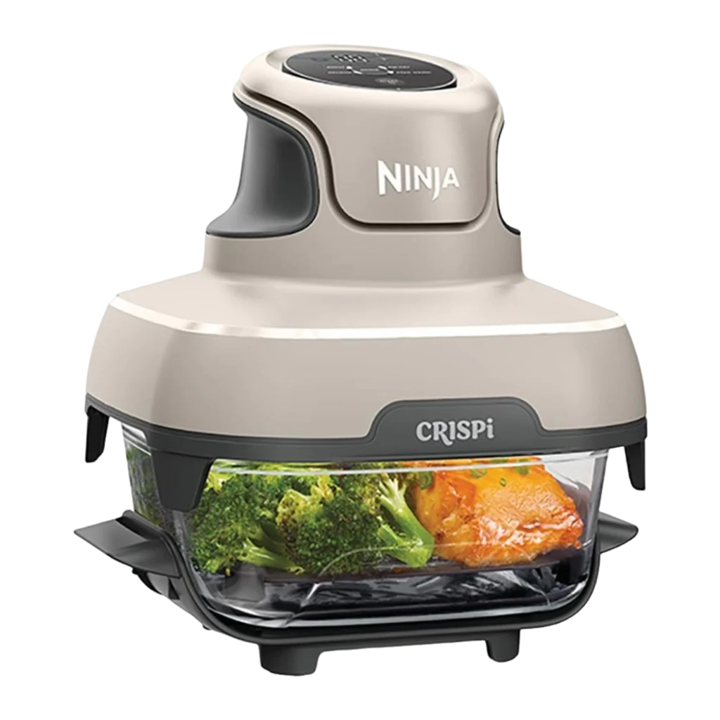 Ninja Crispi FN101EU Freidora de aire portátil 4 en 1 con recipiente de cristal - Piedra