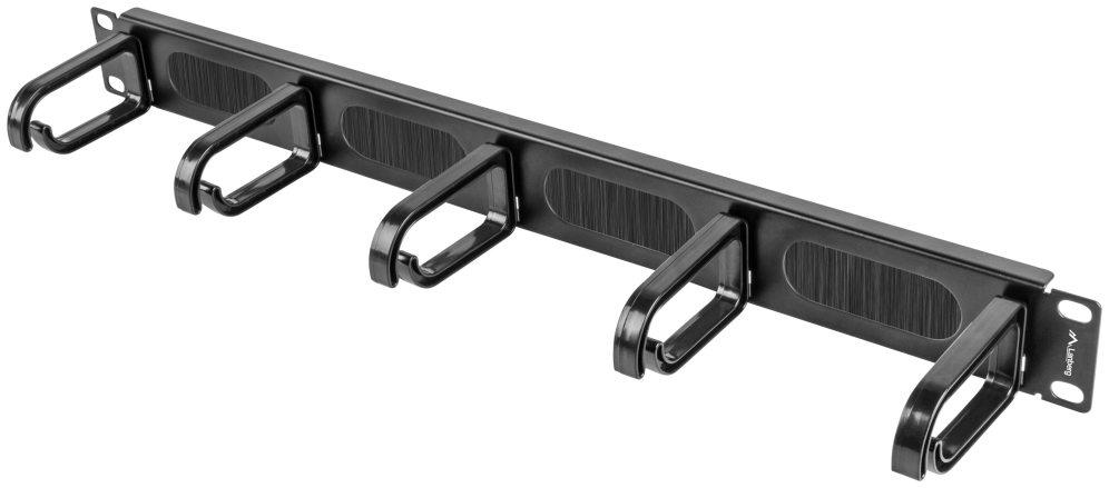 Lanberg AK-1203-B accesorio de bastidor Panel pasacables con cepillo
