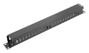 Lanberg AK-1201-B accesorio de bastidor Panel de gestión de cables