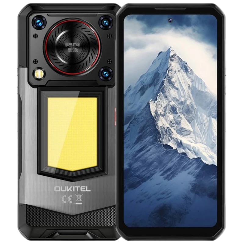 Oukitel WP56 5G 12GB/512GB Negro Rugged IP68/IP69K 6,75 pulgadas 120Hz 108MP 16000mAh 45W NFC