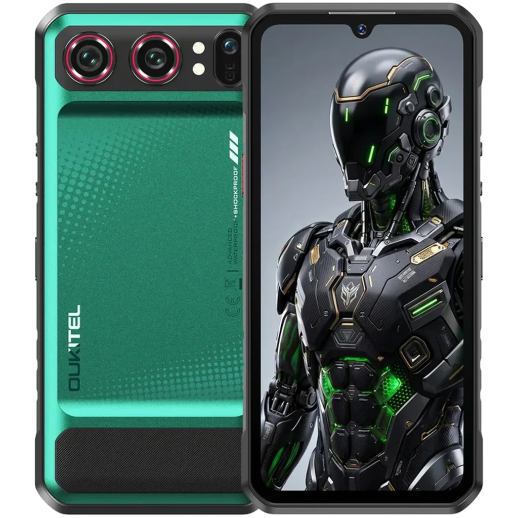 Oukitel WP68 Air 5G 12GB/512GB Verde MIL-STD-810H IP69K 8000mAh 8MP Night Vision infrarrojo