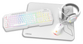 Krom Kenta 4 in 1 RGB Gaming Kit, Blanco