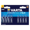 Pack 8x Pilas Varta AAA Long Life Power LR03