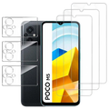 Pack de Accesorios Xiaomi Poco M5 con 3 Protectores de pantalla + 3 Protectores de cámara
