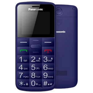 Panasonic KX-TU110EXB, 1.77", 2G, 1000 mAh, Función SOS, Marcación Rápida, Azul