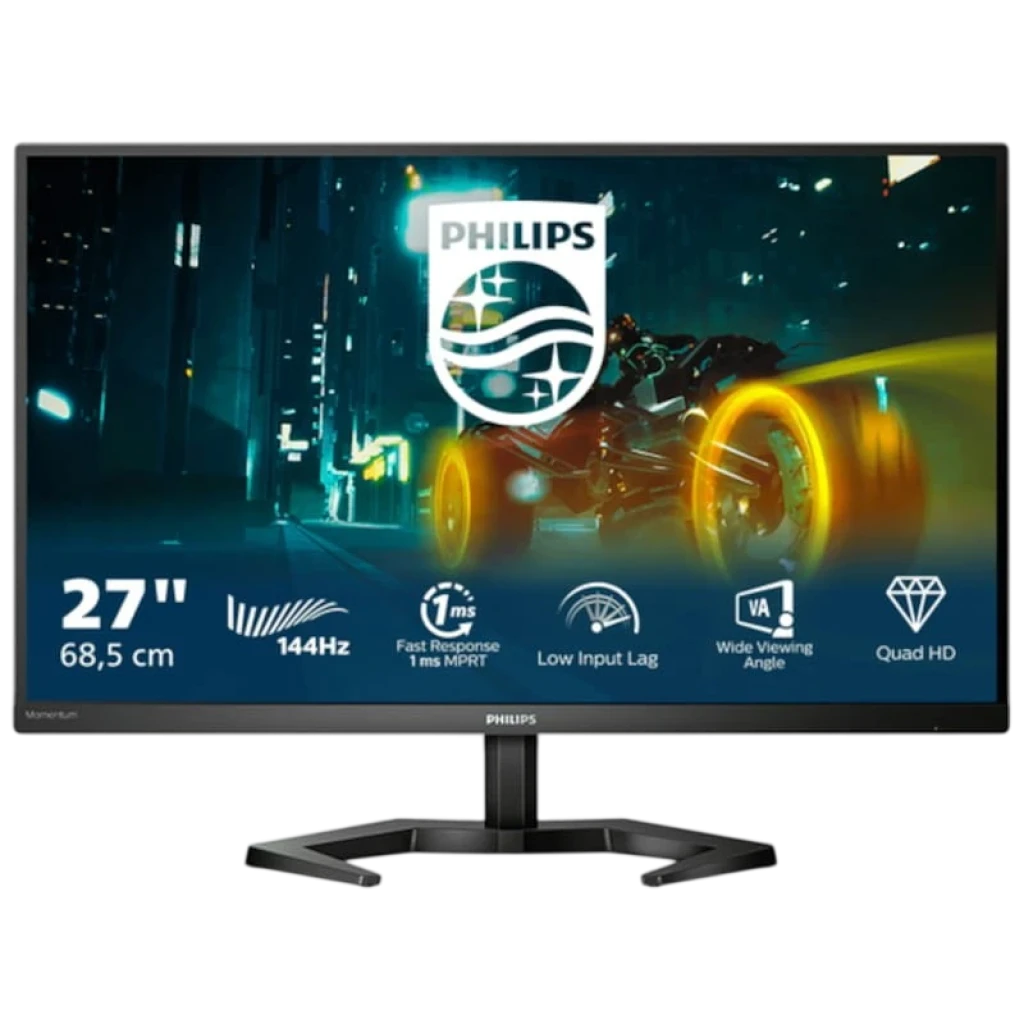 Philips Evnia 27 Quad HD LCD VA 165 Hz Plano  AMD FreeSync Negro - Monitor Gaming