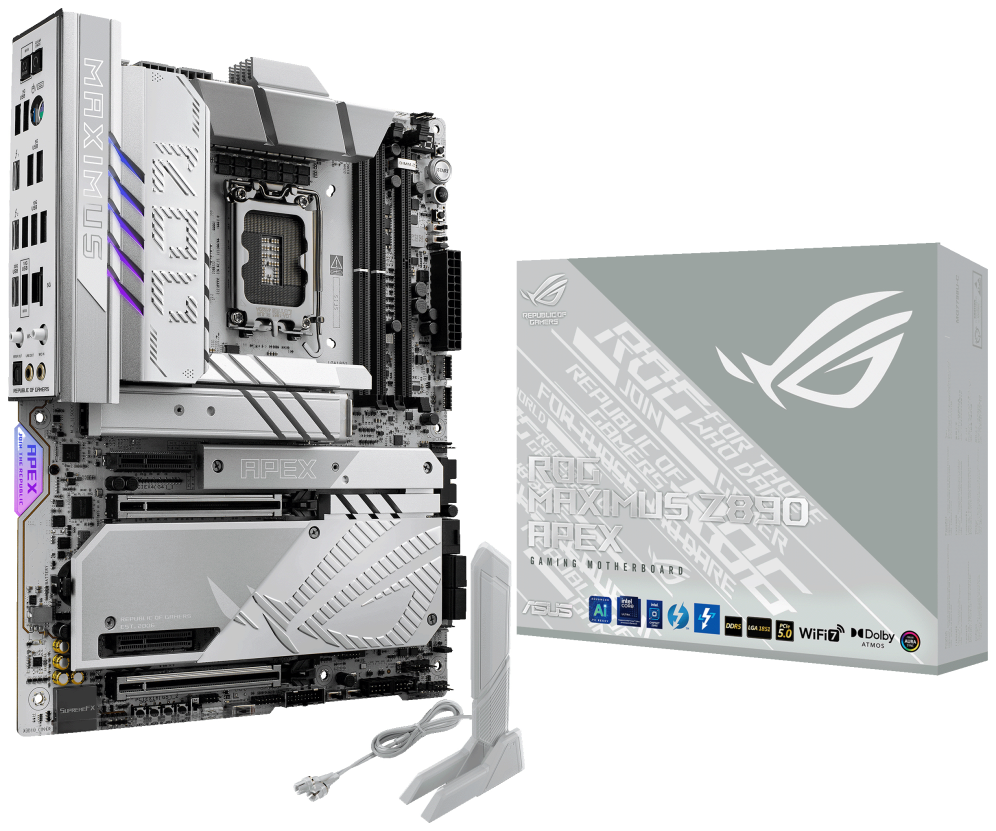 ASUS ROG MAXIMUS Z890 APEX Intel Z890 LGA 1851 (Socket V1) ATX