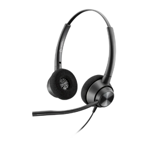 Auriculares binaurales Poly EncorePro 320 con desconexión rápida TAA