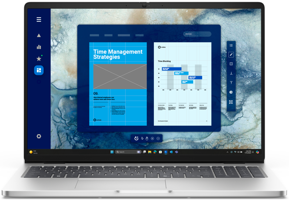 DELL Pro 16 PC16250 Intel Core Ultra 7 255U Portátil 40,6 cm (16") Full HD+ 16 GB DDR5-SDRAM 512 GB SSD Wi-Fi 6E (802.11ax) Windows 11 Pro Platino Español