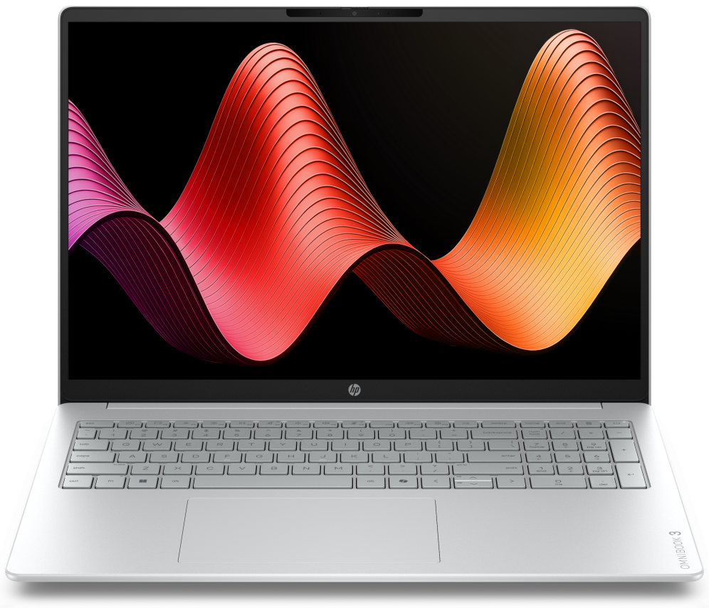 HP OmniBook 3 16-bu0067ns Intel Core 5 120U Portátil 40,6 cm (16") 2K 8 GB DDR5-SDRAM 512 GB SSD Wi-Fi 6 (802.11ax) FreeDOS Gris, Plata