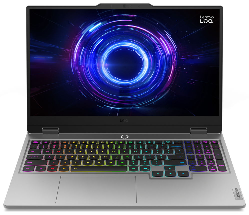 Lenovo LOQ 15IRX10 Intel® Core™ i7 i7-13650HX Portátil 39,6 cm (15.6") Full HD 24 GB DDR5-SDRAM 512 GB SSD NVIDIA GeForce RTX 5050 Wi-Fi 6 (802.11ax) Español Gris