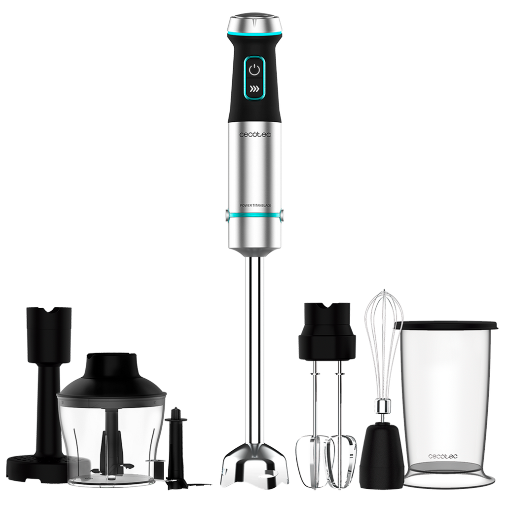 Batidoras de mano Power TitanBlack 1200 XL PerfectCream&Crush