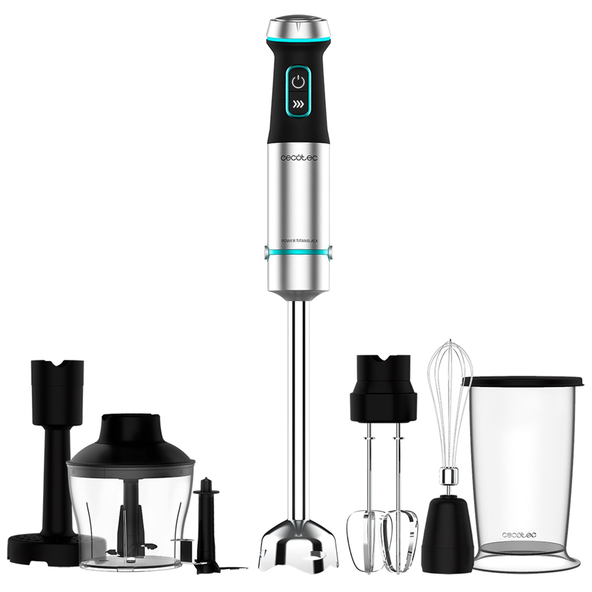Batidoras de mano Power TitanBlack 1200 XL PerfectCream&Crush