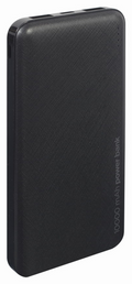 Gembird PB10-02 batería externa Polímero de litio 10000 mAh Negro