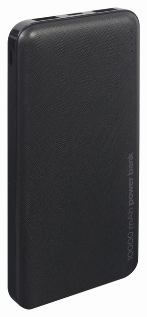 Gembird PB10-02 batería externa Polímero de litio 10000 mAh Negro