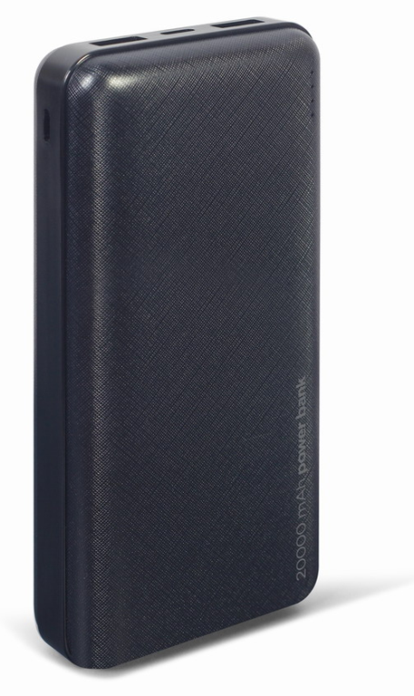 Gembird PB20-02 batería externa Polímero de litio 20000 mAh Negro