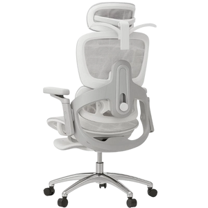 Powerbasic Silla de Oficina Ergonómica Elvas Gris