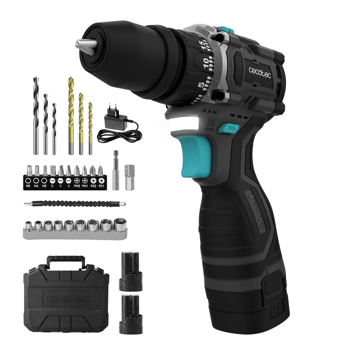 Taladro PowerForce 1650 Multifunction Brushless
