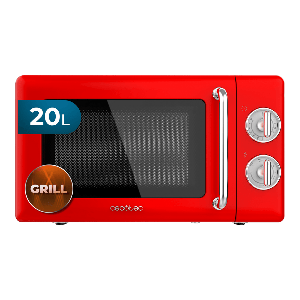 Microondas 20l con grill ProClean 3110 Retro Red