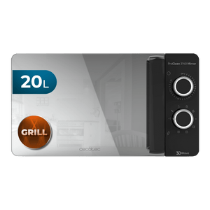 Microondas 20L Con Grill Proclean 3140 Mirror