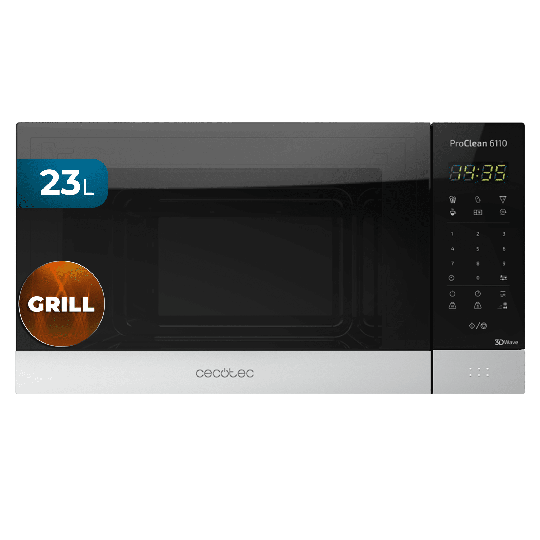Microondas 23L Con Grill Proclean 6110