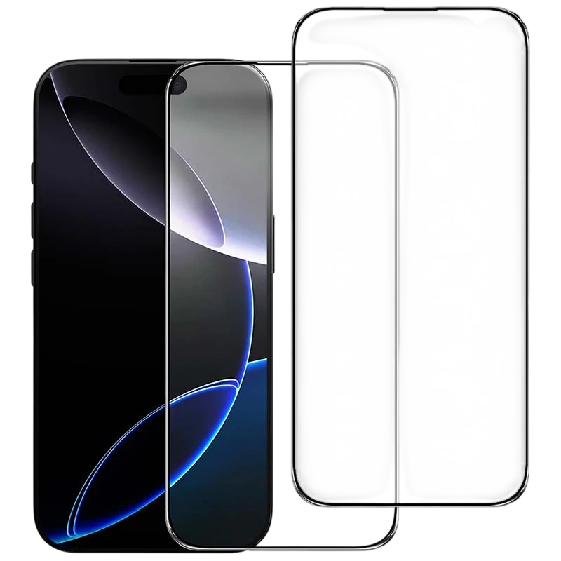 Pack x2 Protector de cristal templado iPhone 16 Pro Max 6.9 Full Screen 3D
