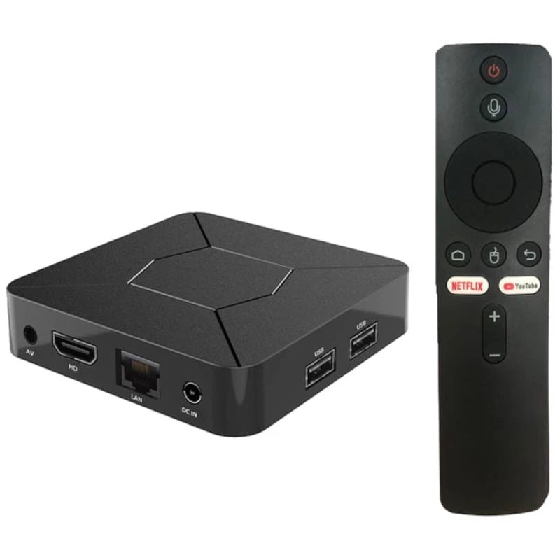 Q5 iATV H313 2GB/8GB Dual Wifi Control por Voz Certificado Android 10 - Android TV