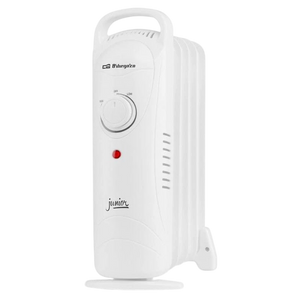 Radiador de aceite eléctrico Orbegozo Junior RO 720 700W Blanco