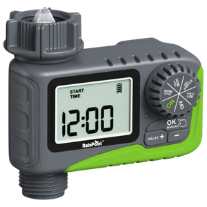 Rainpoint ITV105 Temporizador de Riego Gris y Verde