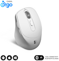 SUBBLIM RATON OPTICO DUAL COMFORT ERGO DUAL BATERIA BLANCO ratón Universal mano derecha Bluetooth + USB Type-A Óptico 2400 DPI