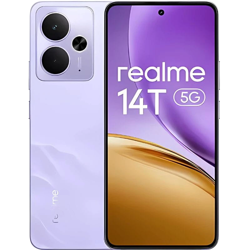 Realme 14T 5G 8GB/256GB Lila 6,67 pulgadas AMOLED 120Hz 50MP 6000mAh 45W NFC