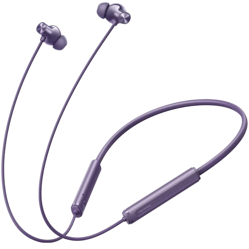 Realme Buds Wireless 5 Lila ANC Bluetooth 5.4 38h IP55 Auriculares inalámbricos