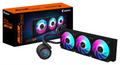 GIGABYTE AORUS WATERFORCE II 360 AIO Refrigerador de CPU líquido - 3x ventiladores ARGB de 120 mm, mecanismo de conexión deslizante, DAISY-CHAIN, compatible con Intel LGA 1851 y AMD AM5