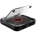  KC-918 Reproductor Estéreo portátil Bluetooth de CD Negro