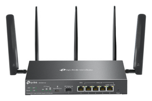 TP-Link Omada ER706W-4G router inalámbrico Gigabit Ethernet Doble banda (2,4 GHz / 5 GHz) Negro