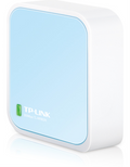TP-Link TL-WR802N router inalámbrico Ethernet rápido Banda única (2,4 GHz) Azul, Blanco