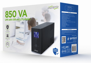 Gembird EG-UPS-032 sistema de alimentación ininterrumpida (UPS) 0,85 kVA 510 W 3 salidas AC