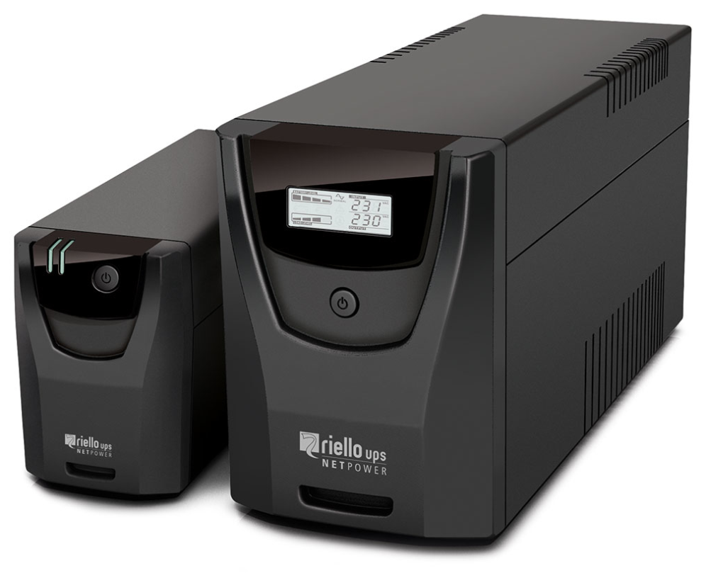 Riello Net Power sistema de alimentación ininterrumpida (UPS) Línea interactiva 0,6 kVA 360 W 4 salidas AC