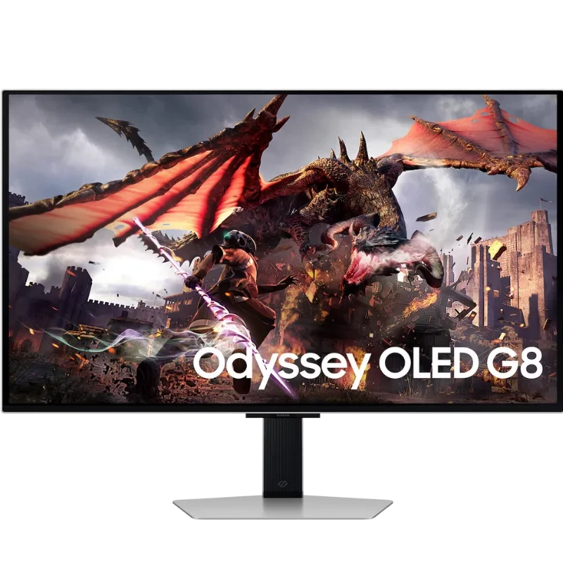 Samsung G80SD pantalla para PC 81,3 cm (32") 3840 x 2160 Pixeles 4K Ultra HD OLED Plata