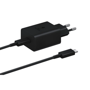 Samsung 45W USB Tipo-C Carga Super Rápida Negro - Cargador de Pared con Cable