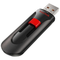 SanDisk Cruzer Glide 128GB USB 2.0 Negro/Rojo