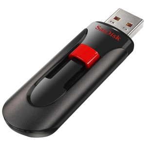 SanDisk Cruzer Glide 128GB USB 2.0 Negro/Rojo