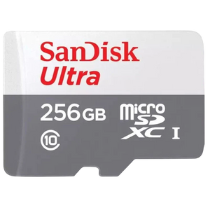 SanDisk MicroSD 256GB Ultra UHS-I + Adaptador Clase 10