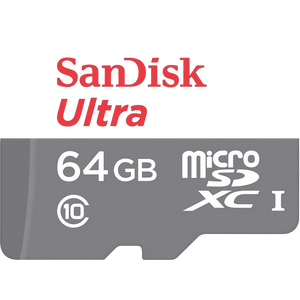 SanDisk MicroSD 64GB Ultra UHS-I + Adaptador Clase 10