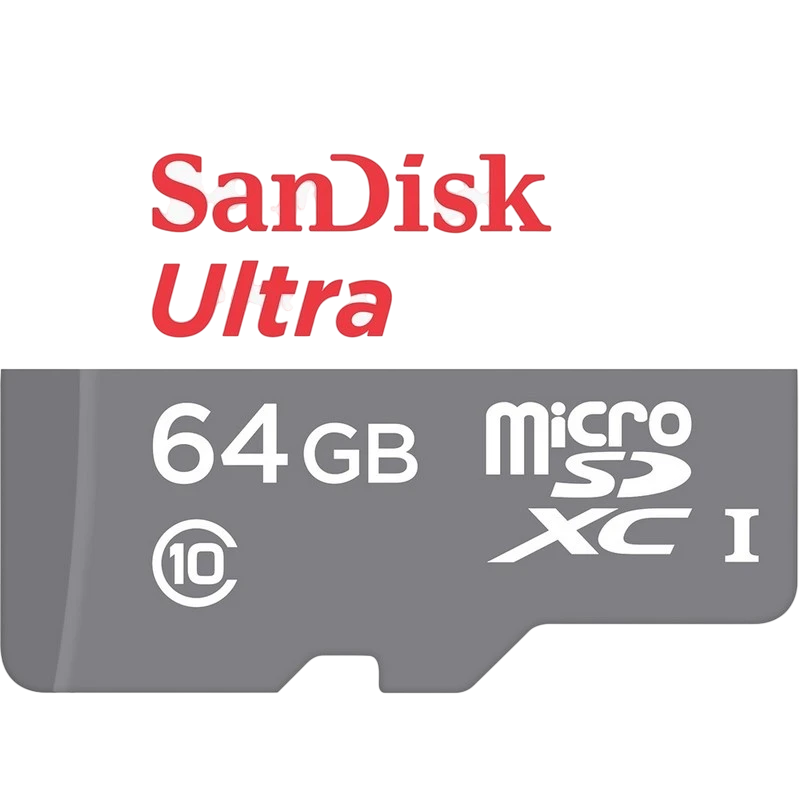 SanDisk MicroSD 64GB Ultra UHS-I + Adaptador Clase 10