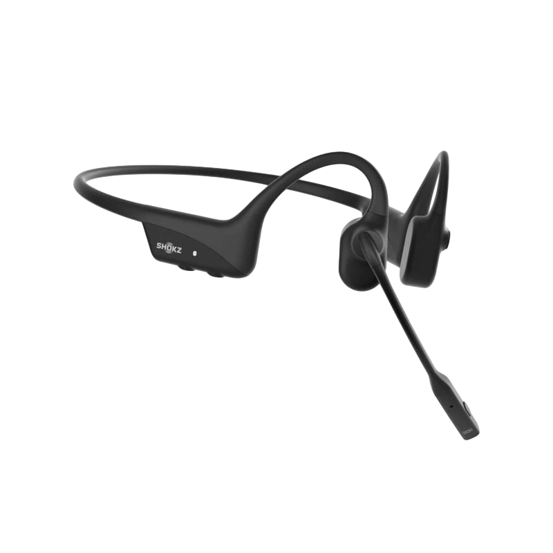 Shokz OpenComm 2 UC USB-C Negro Conducción ósea Bluetooth 5.1 IP55 Multipunto Auriculares inalámbricos